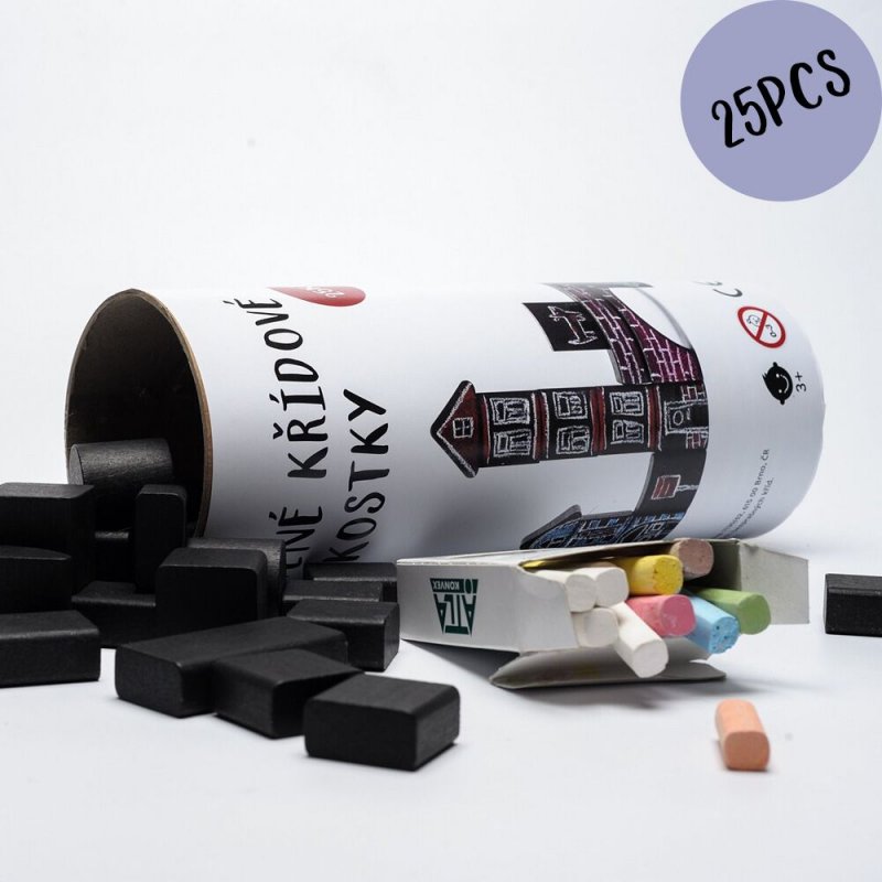 KREIDEWÜRFEL-25 MIX