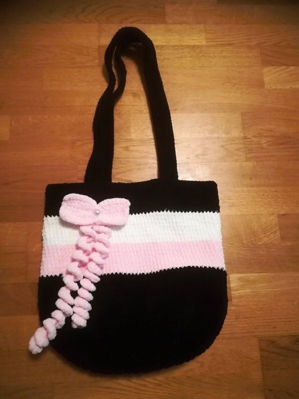 gehäkelte Handtasche